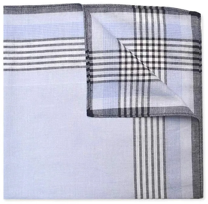 13x Seward Mens Handkerchiefs - 100% Cotton Hankies -Pocket Square