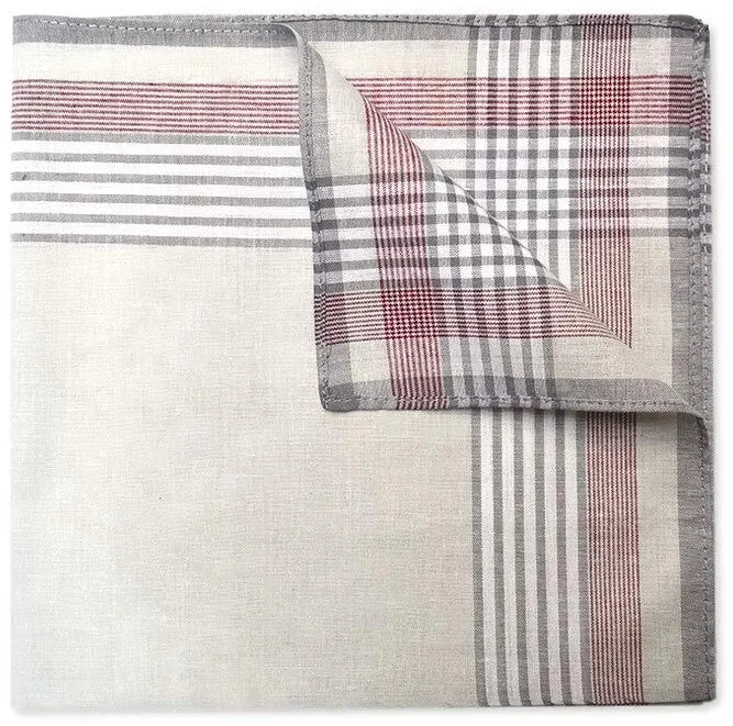 13x Seward Mens Handkerchiefs - 100% Cotton Hankies -Pocket Square