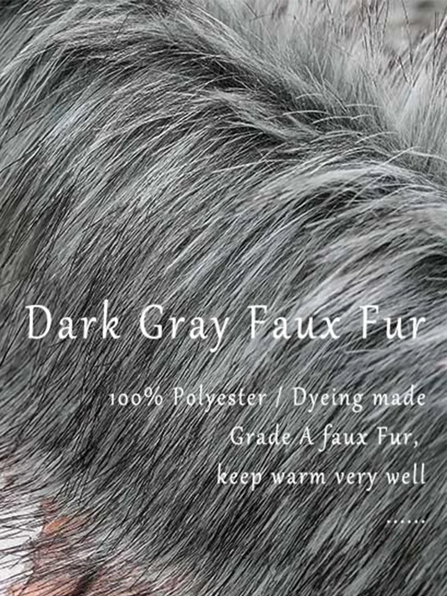 2025 Grey Imitation Rabbit Fur Shawl Wedding Faux Fur Cape