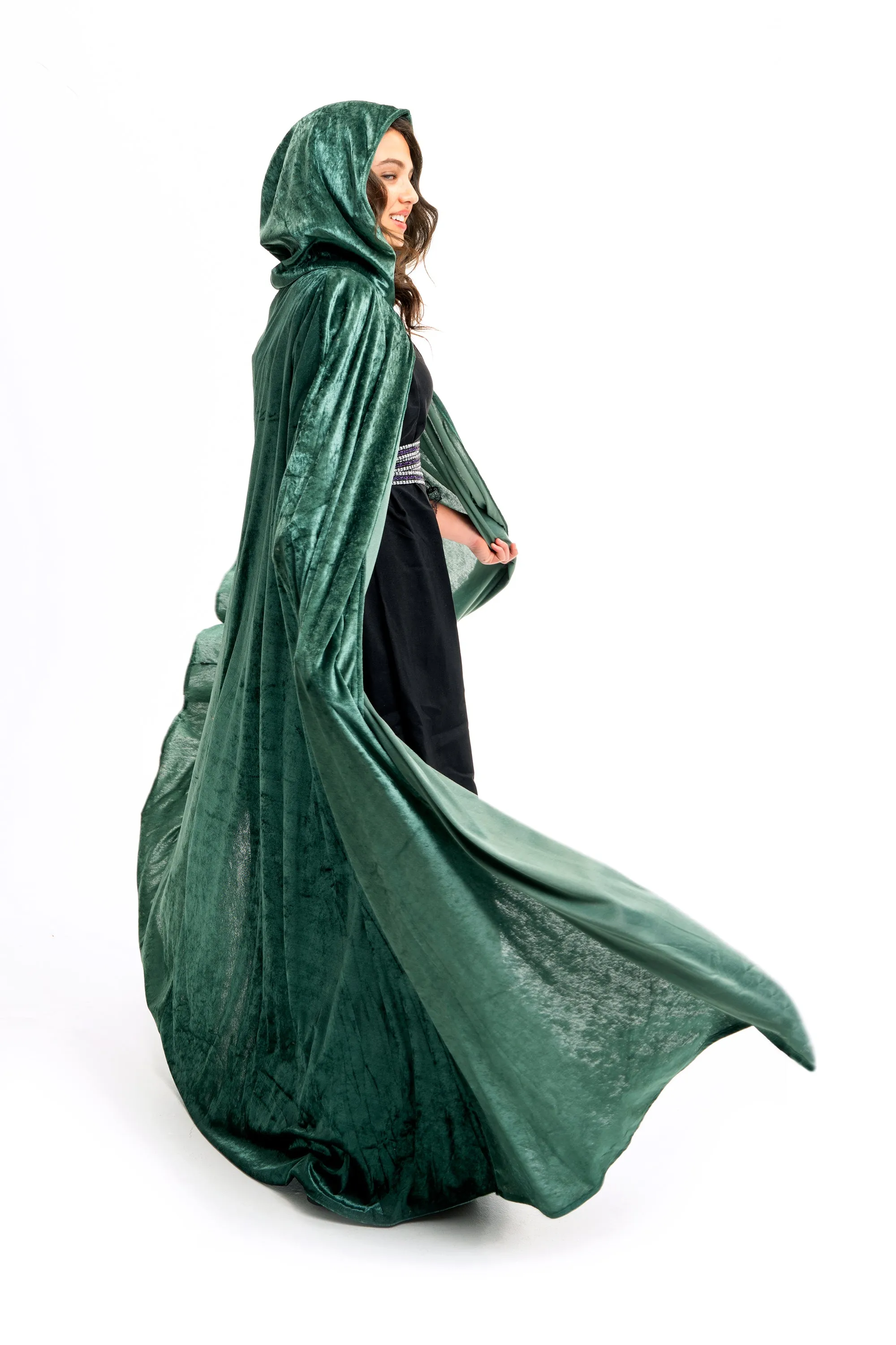 Adult Woodland Green Cloak