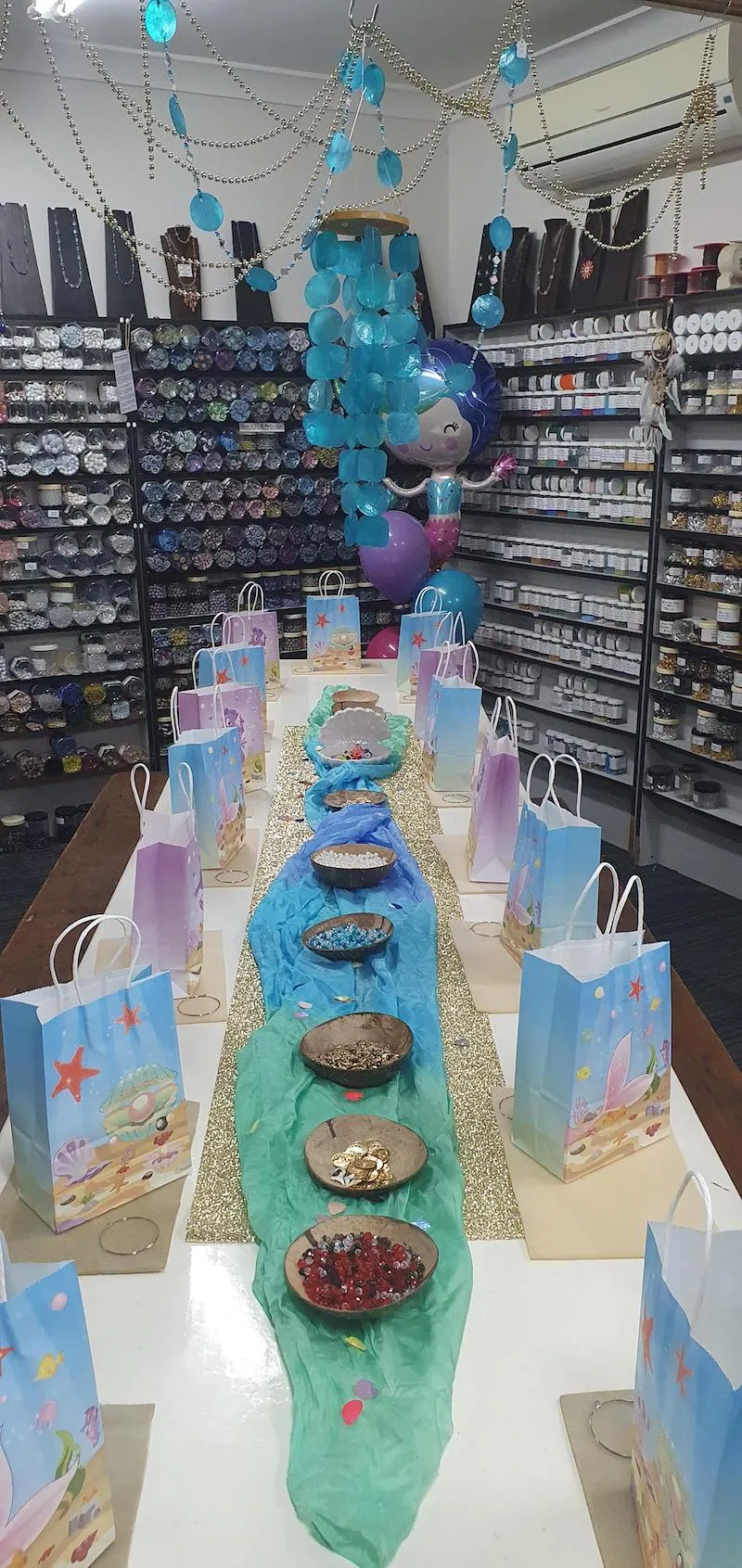 Bead Shack Kid's Birthday Party - Mermaid