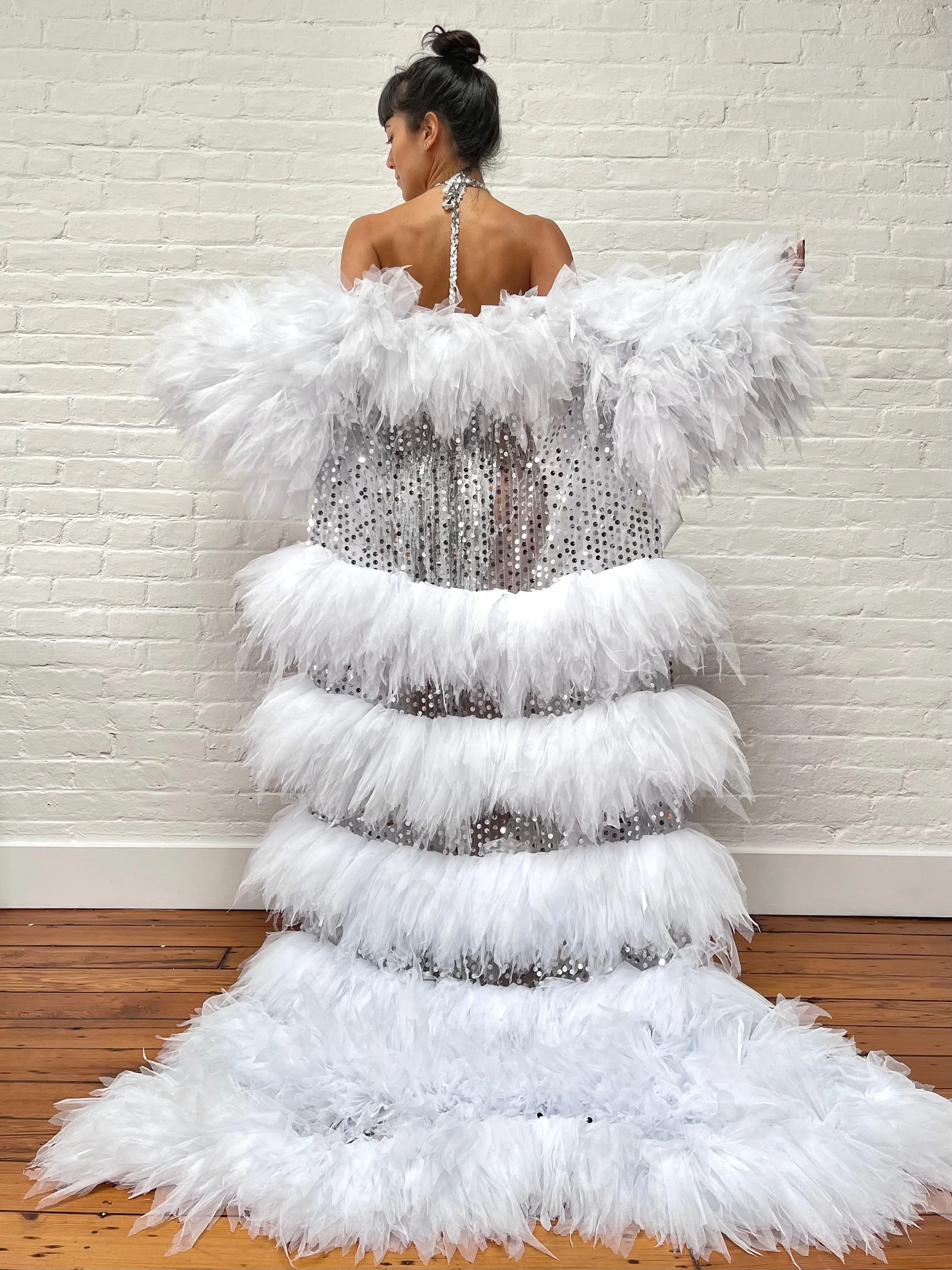 Divine Intervention Bikini And Long Cape Set