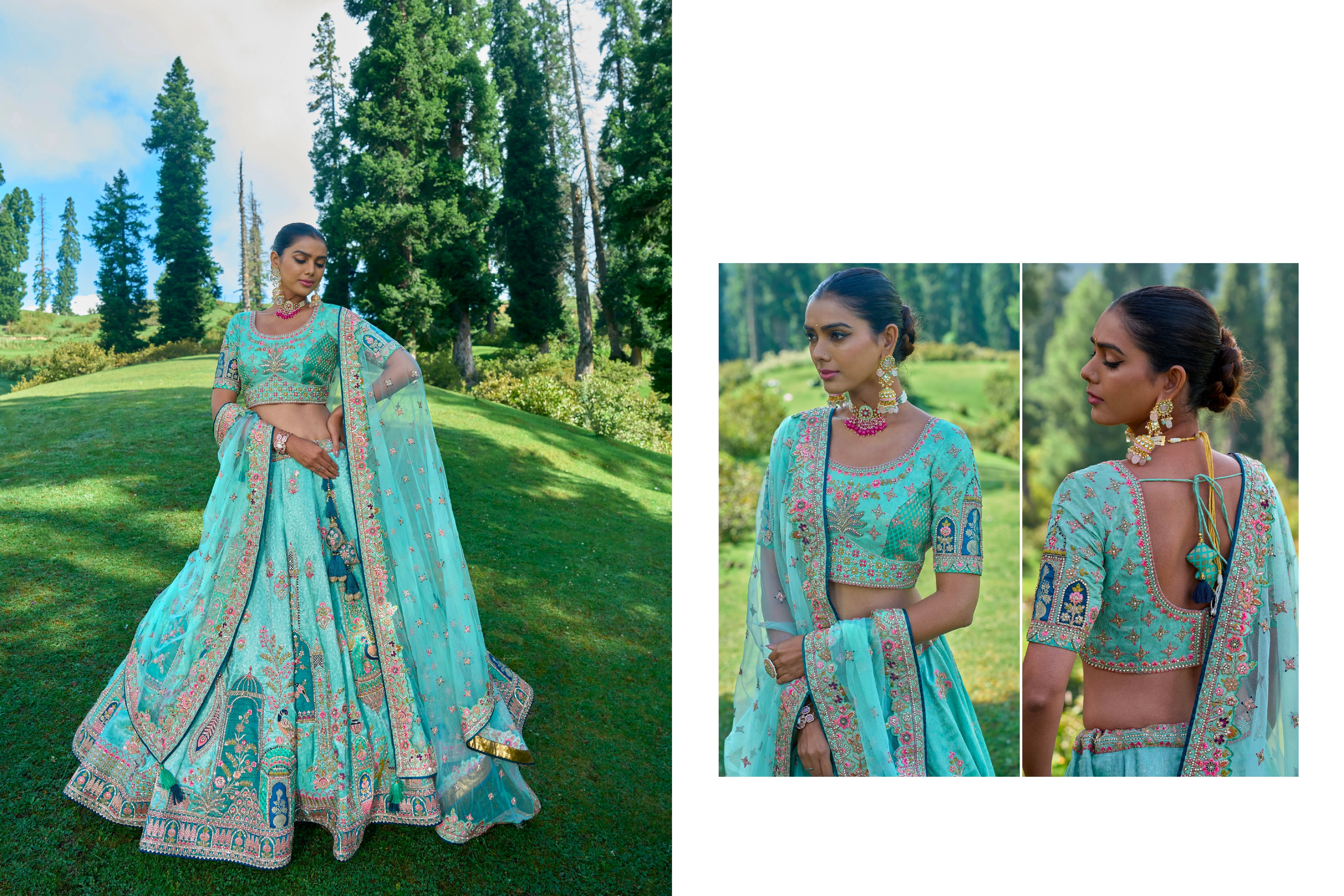 Embrace Elegance with Designer Silk Occasion Wear Lehenga