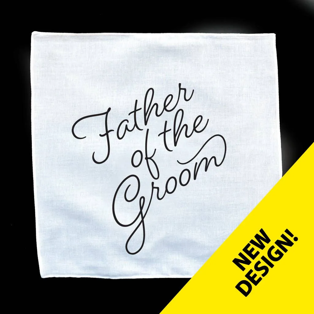 Father Of The Groom Wedding Handkerchief