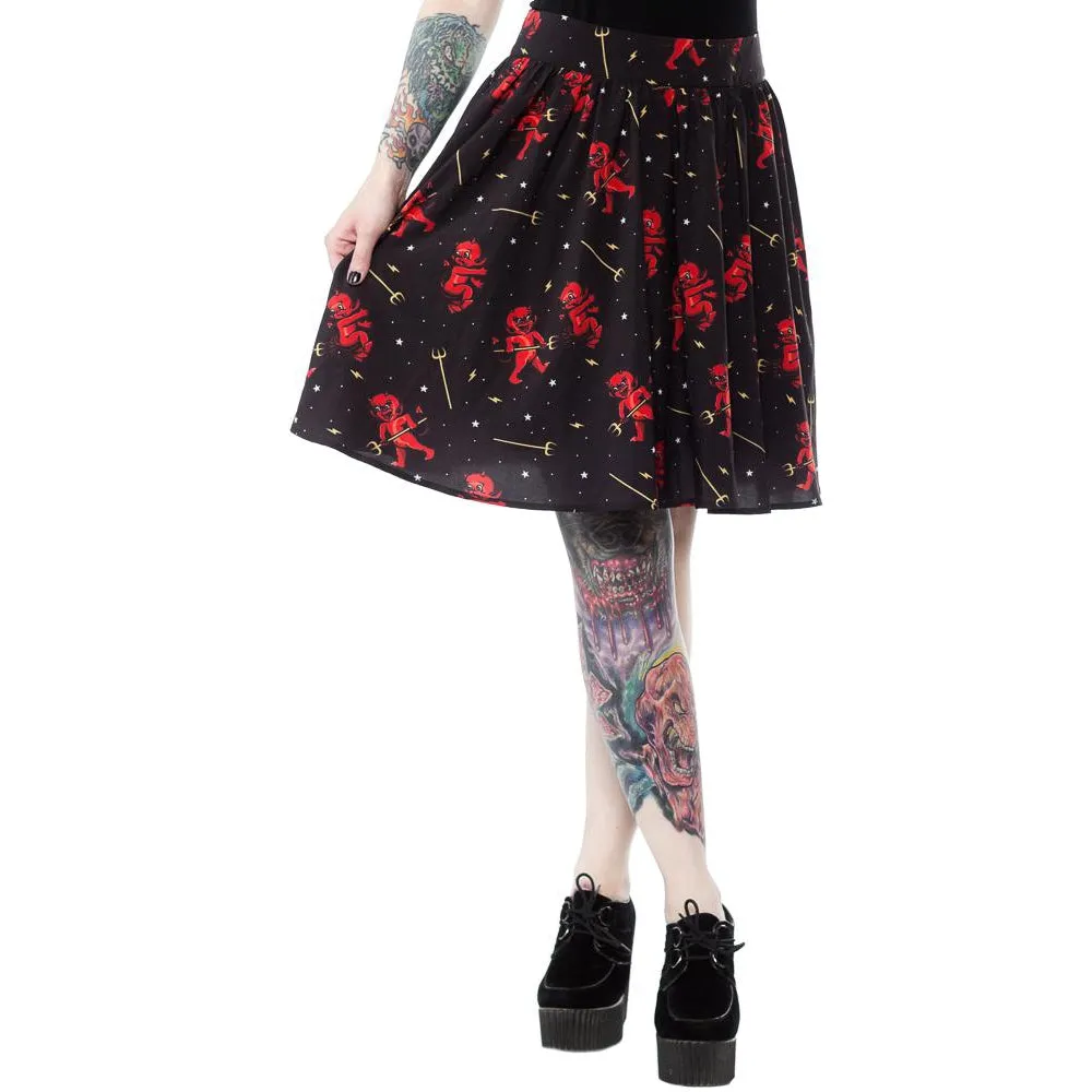 Hot Stuff Womens Skater Skirt