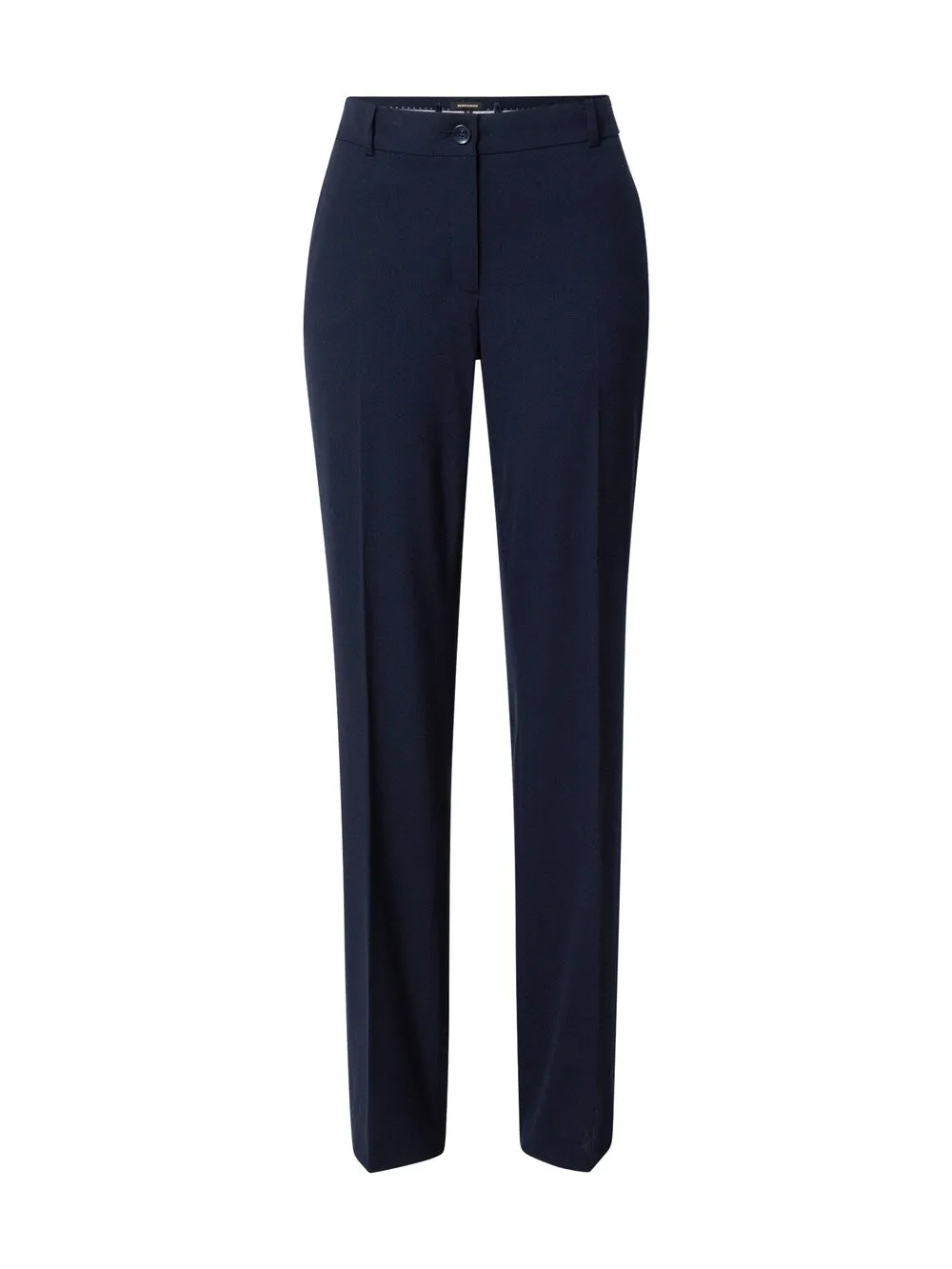 More & More Hanna Regular Pleated Pants, Navy Blue