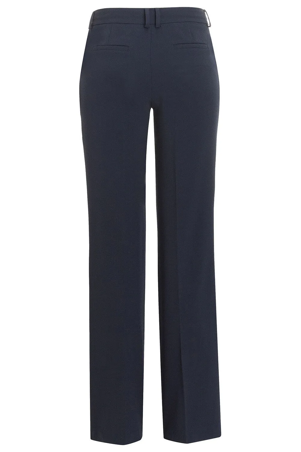 More & More Hanna Regular Pleated Pants, Navy Blue