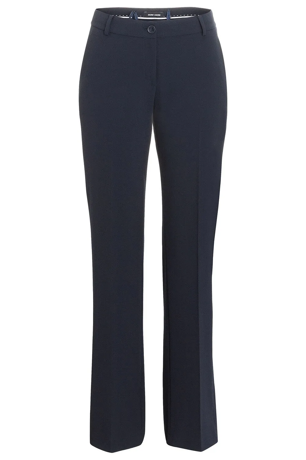 More & More Hanna Regular Pleated Pants, Navy Blue