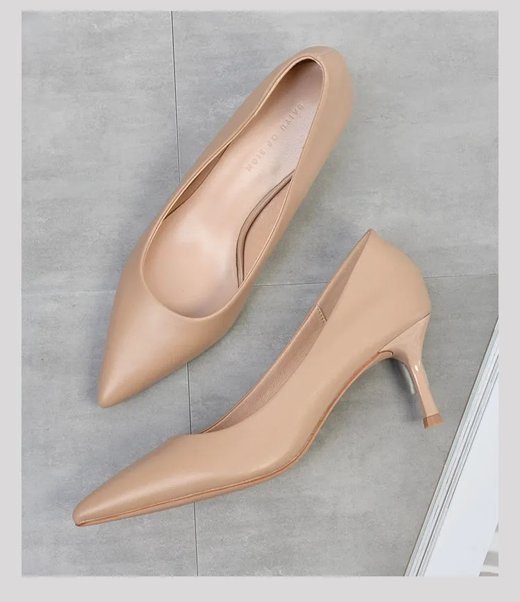 MRWEI Isolde Classic Nude Nurse Uniform Heels