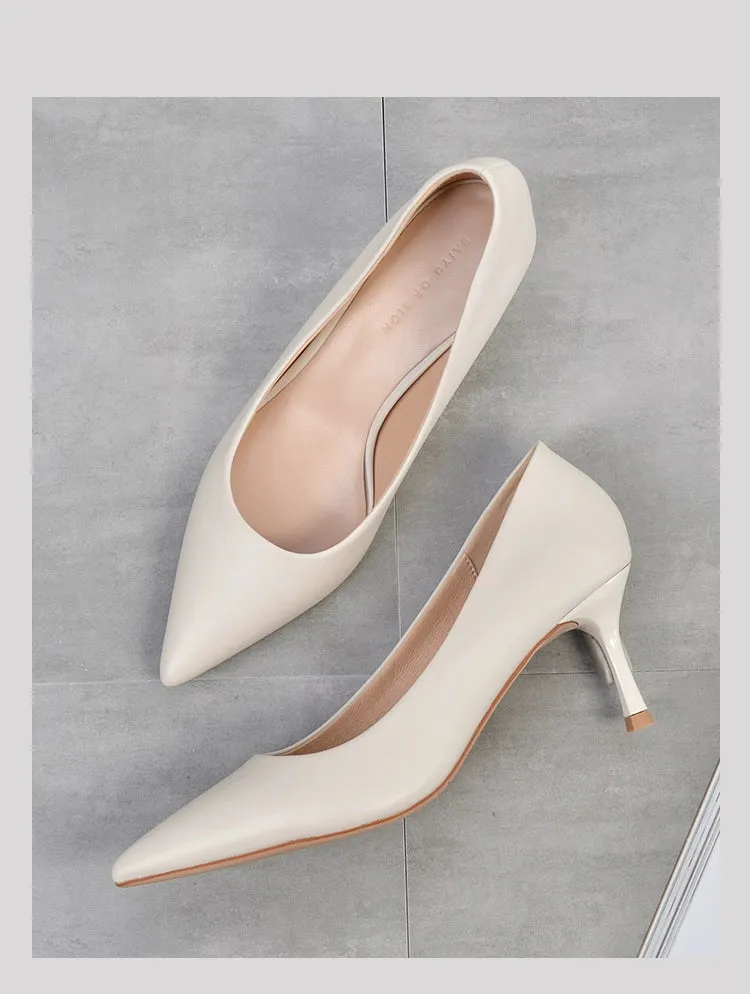 MRWEI Isolde Classic Nude Nurse Uniform Heels