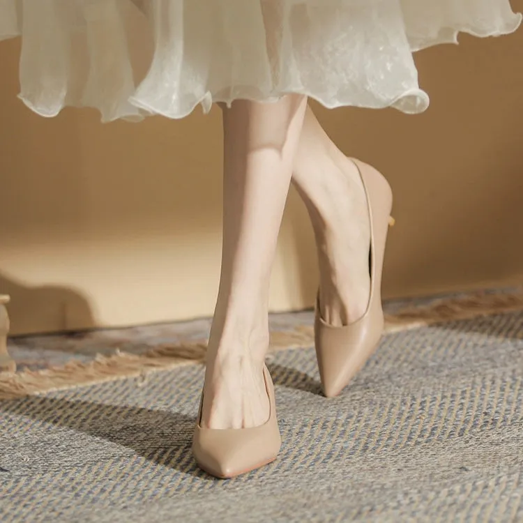 MRWEI Isolde Classic Nude Nurse Uniform Heels