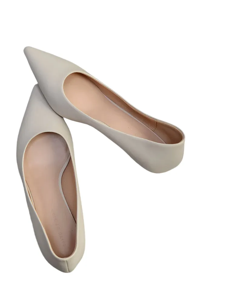 MRWEI Isolde Classic Nude Nurse Uniform Heels