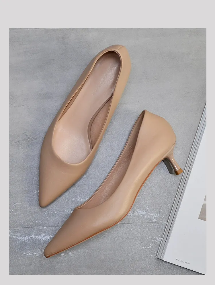 MRWEI Isolde Classic Nude Nurse Uniform Heels