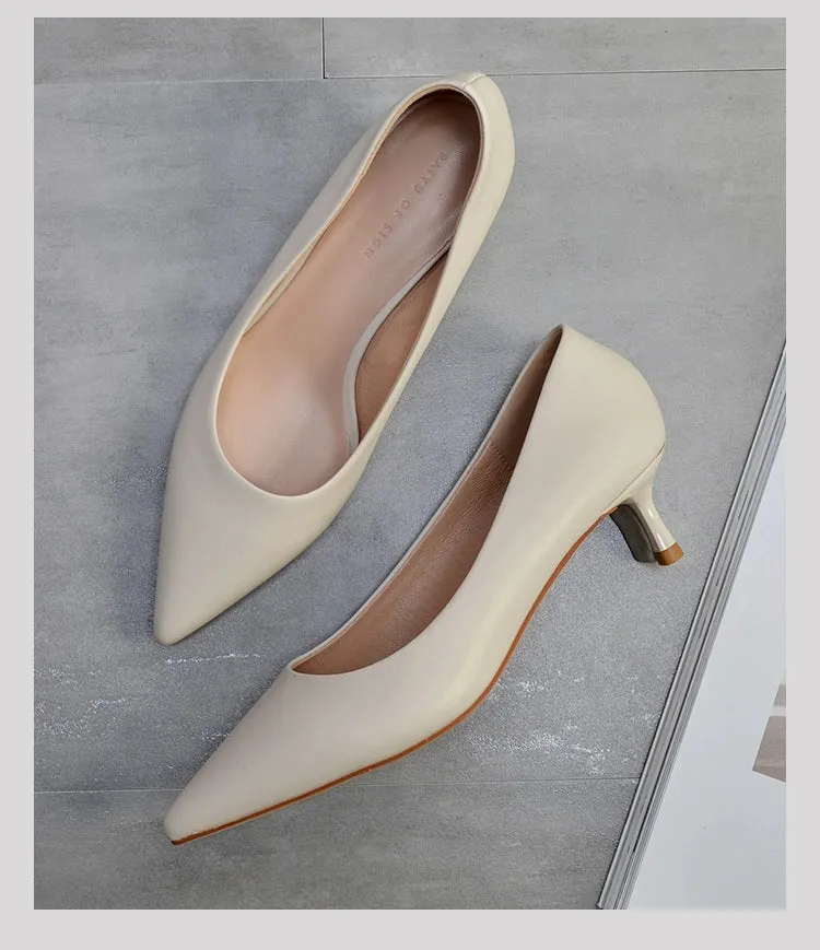 MRWEI Isolde Classic Nude Nurse Uniform Heels
