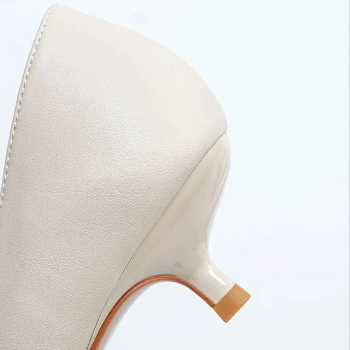 MRWEI Isolde Classic Nude Nurse Uniform Heels