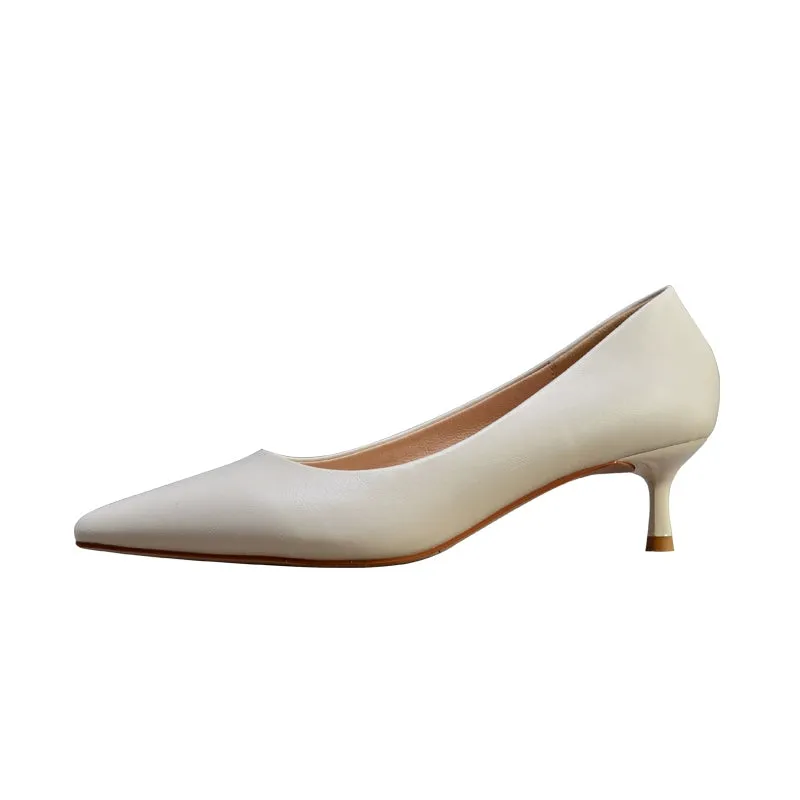 MRWEI Isolde Classic Nude Nurse Uniform Heels