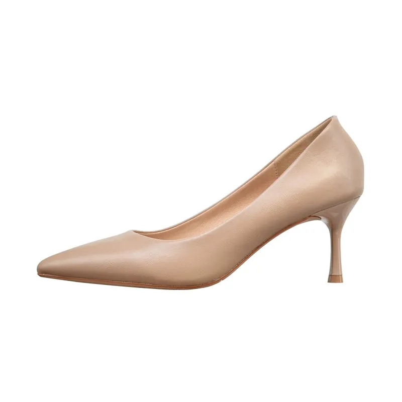 MRWEI Isolde Classic Nude Nurse Uniform Heels