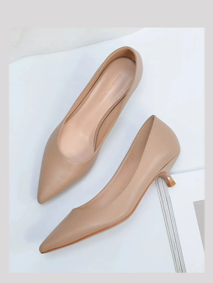 MRWEI Isolde Classic Nude Nurse Uniform Heels