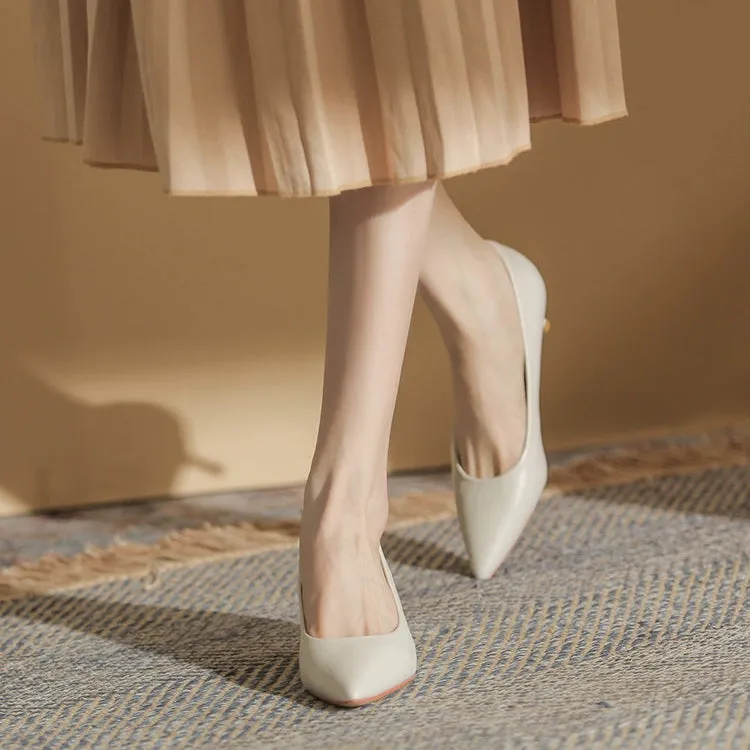 MRWEI Isolde Classic Nude Nurse Uniform Heels