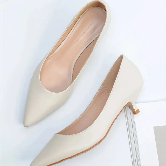 MRWEI Isolde Classic Nude Nurse Uniform Heels