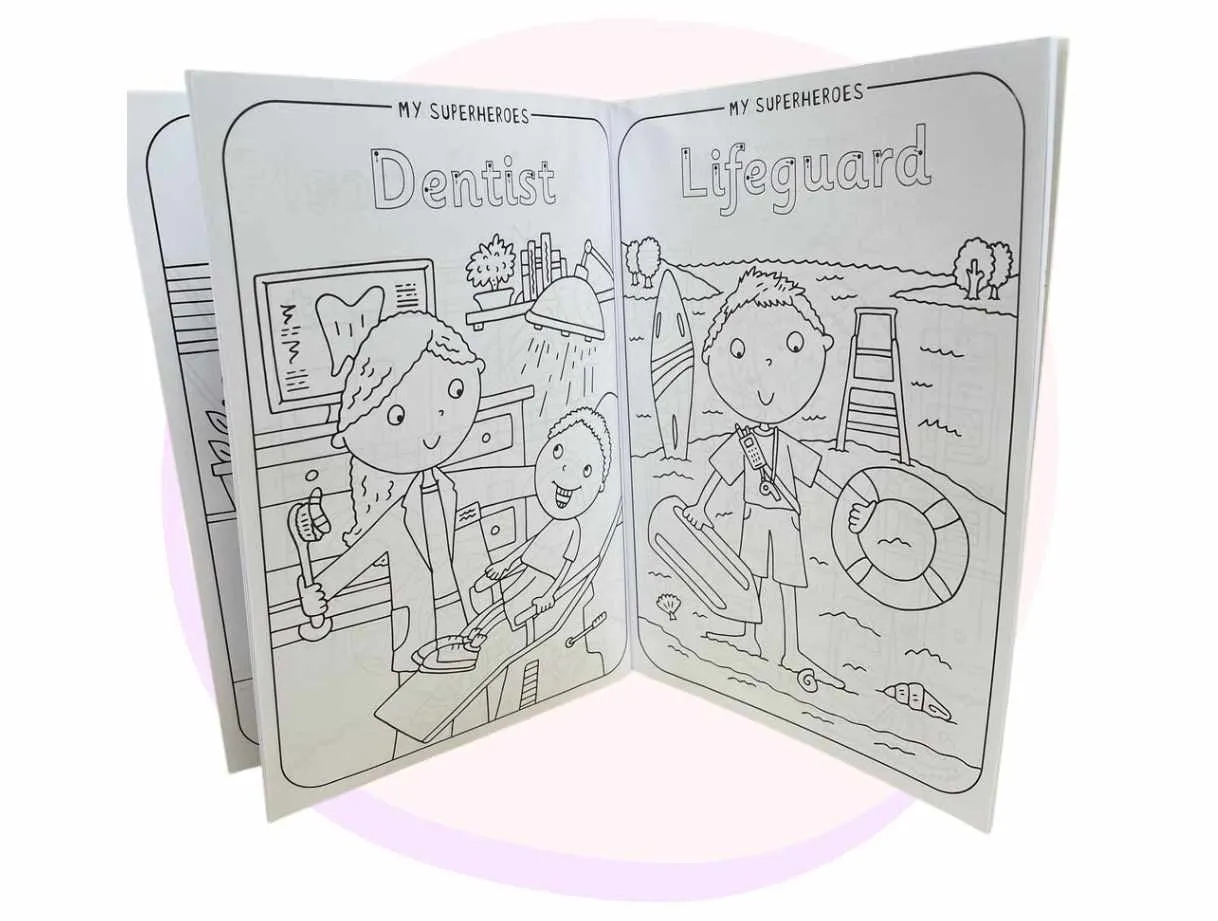 My Everyday SuperHeroes Colouring Book