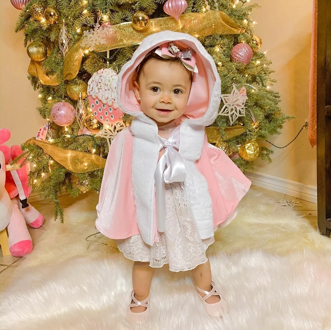 Pink Santa Claus Cape