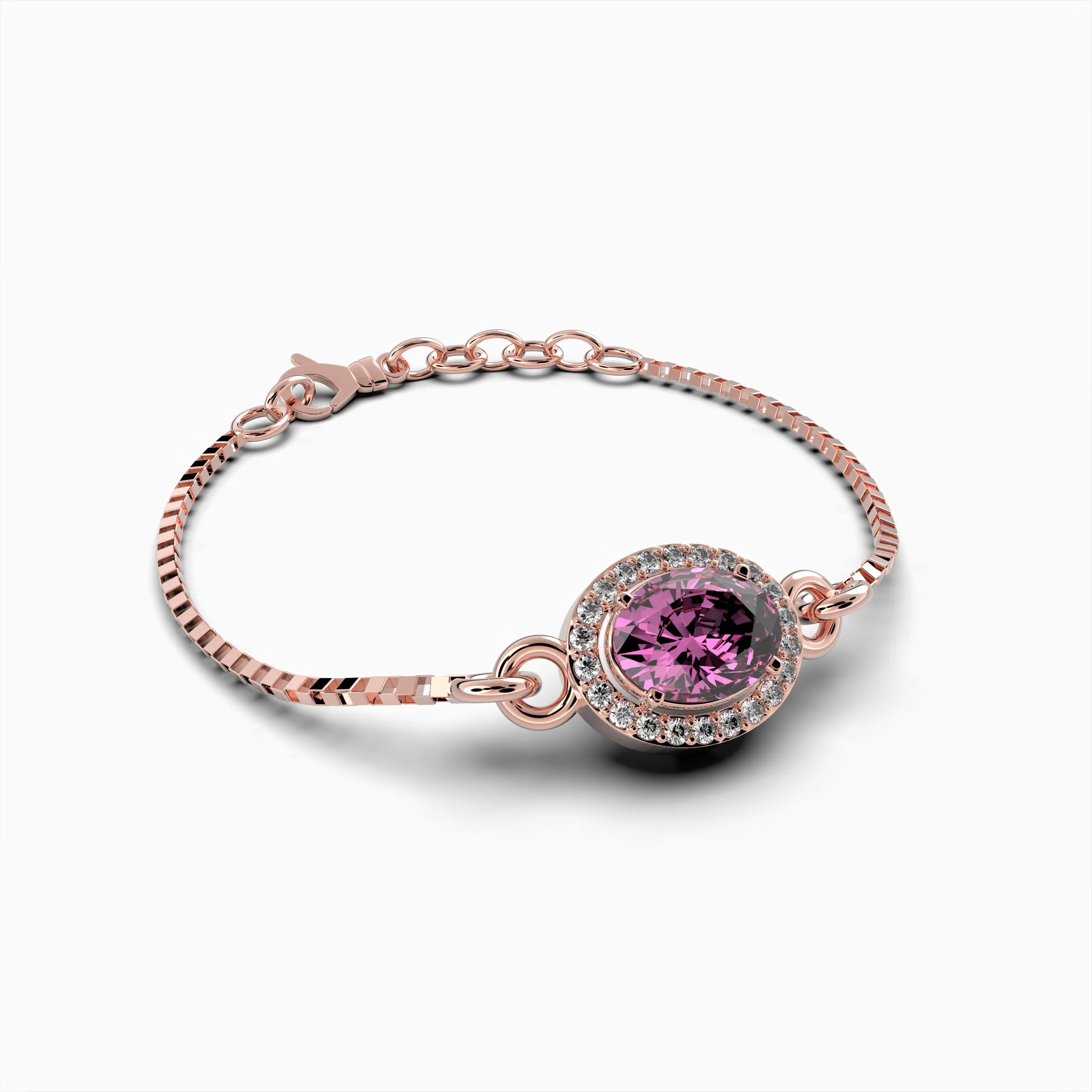 Pink Sapphire Bracelets - Kira