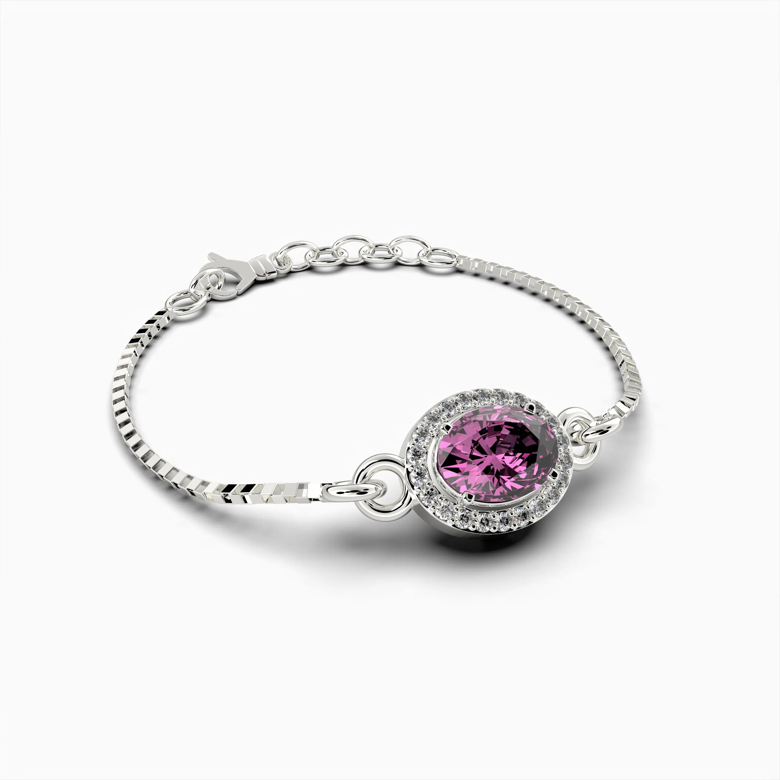 Pink Sapphire Bracelets - Kira