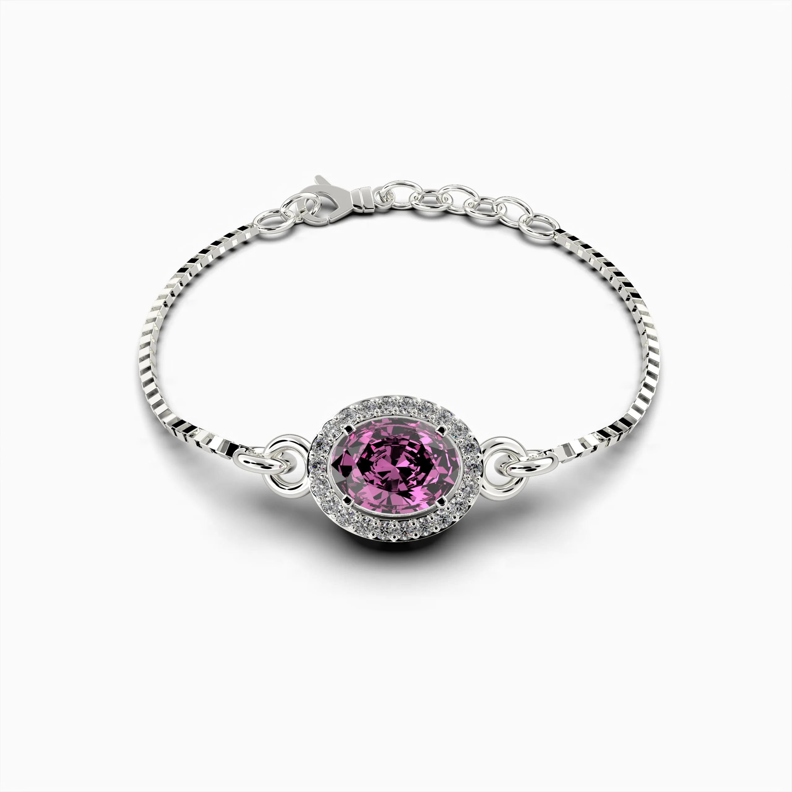 Pink Sapphire Bracelets - Kira