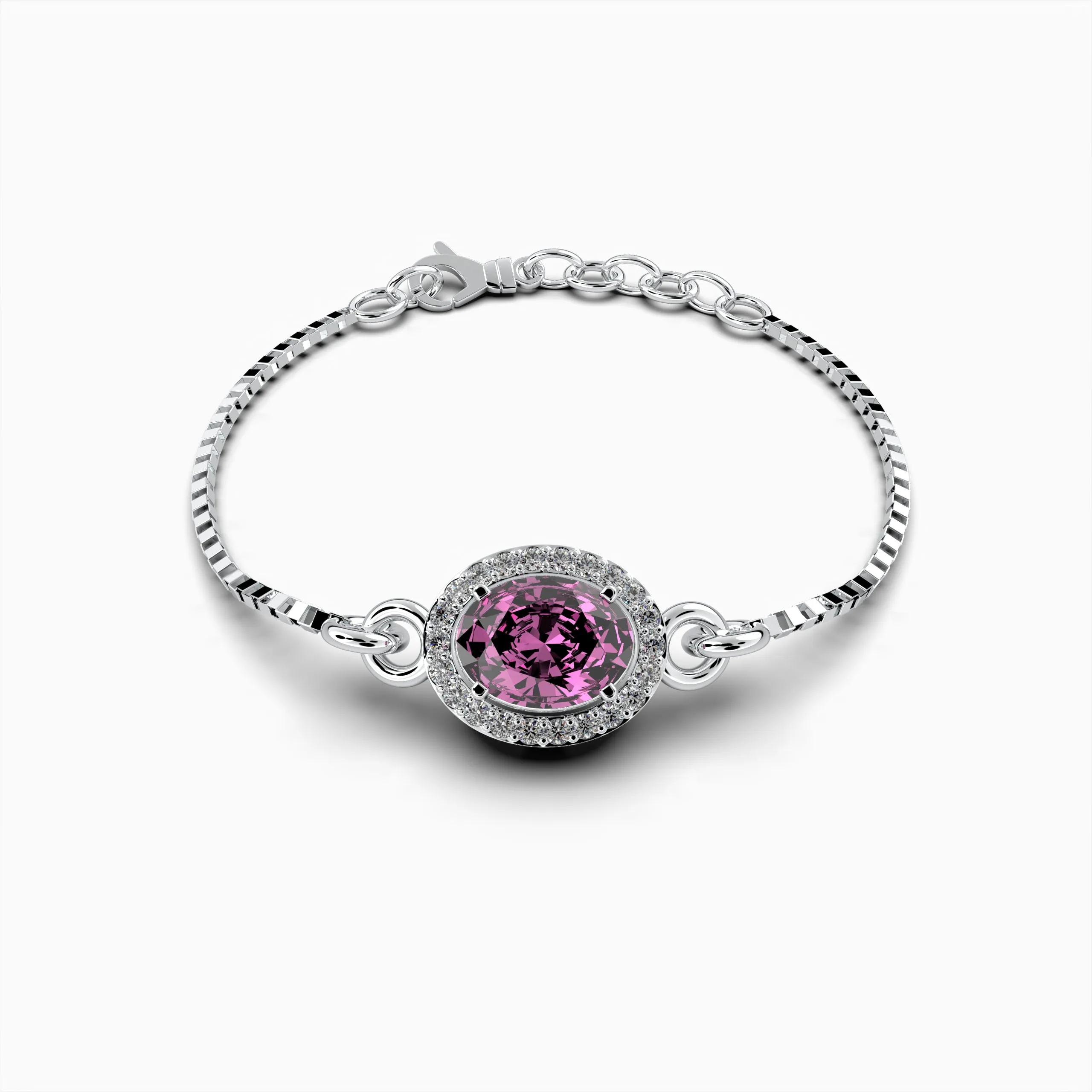Pink Sapphire Bracelets - Kira