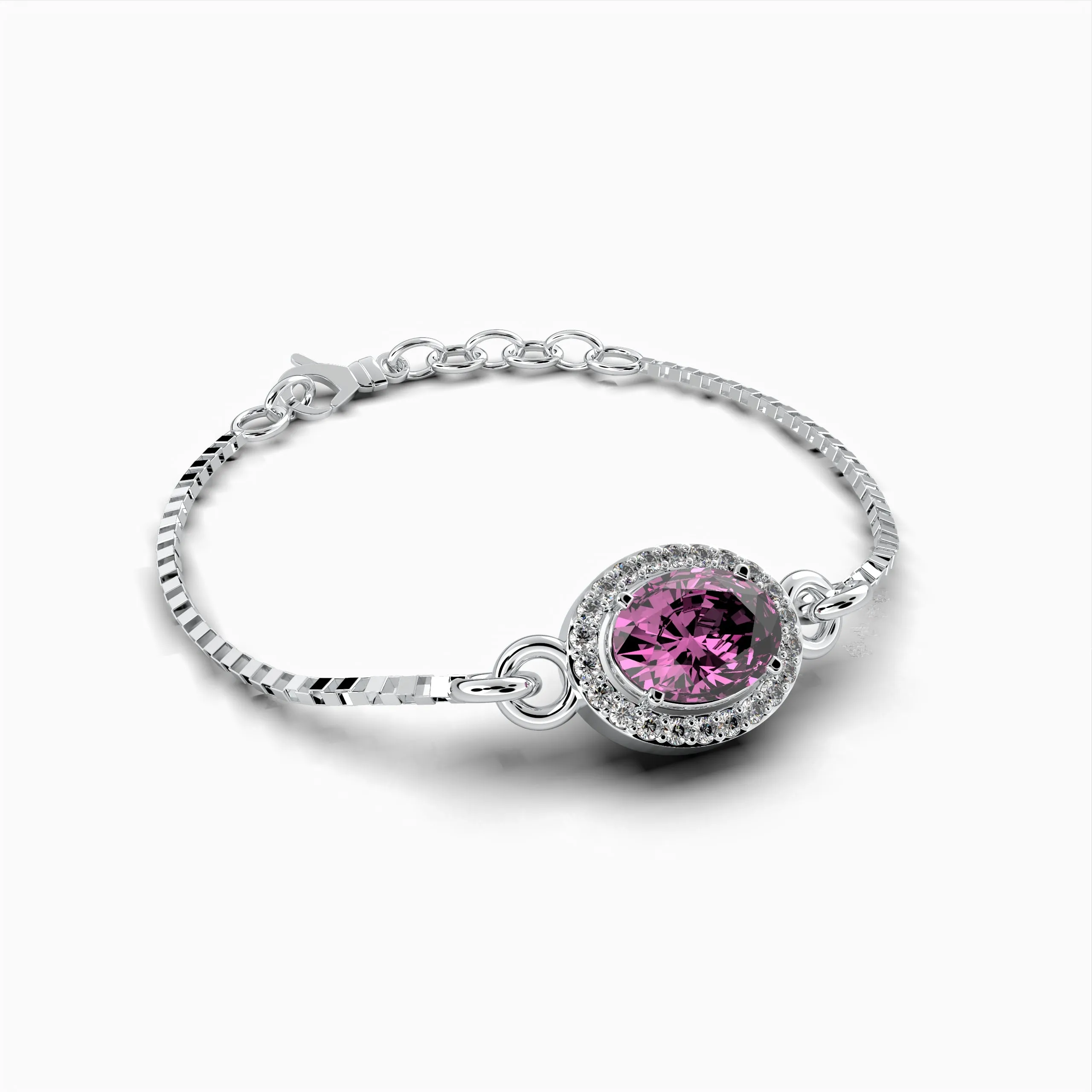 Pink Sapphire Bracelets - Kira