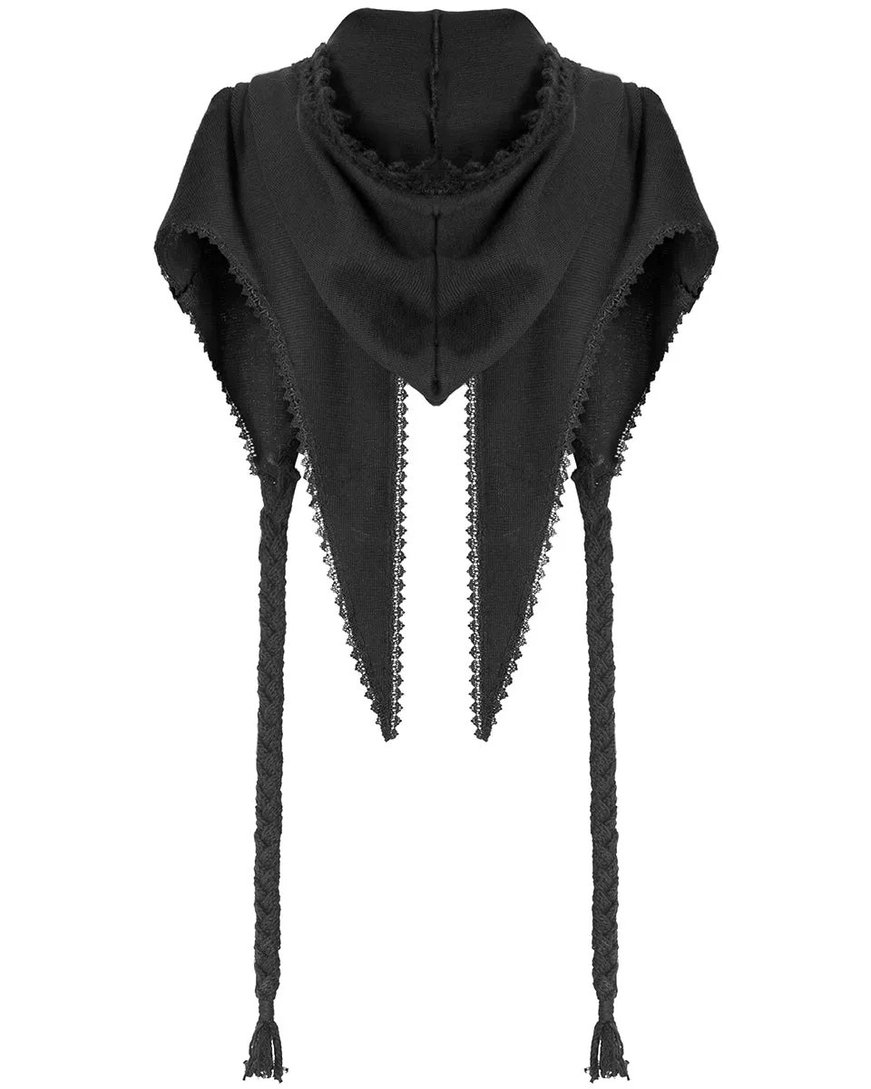 S-125 Womens Gothic Hooded Scarf Shawl