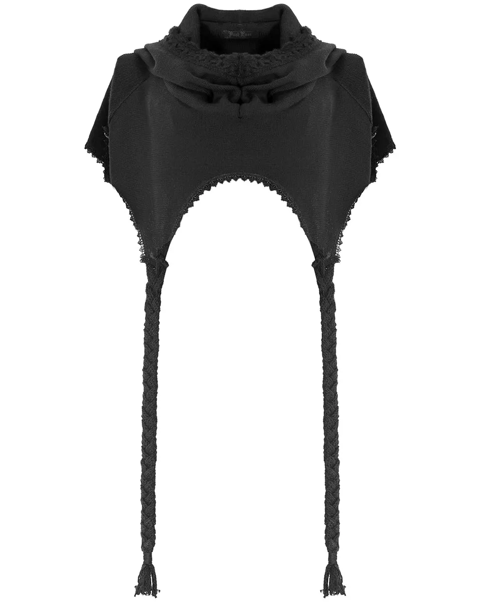 S-125 Womens Gothic Hooded Scarf Shawl