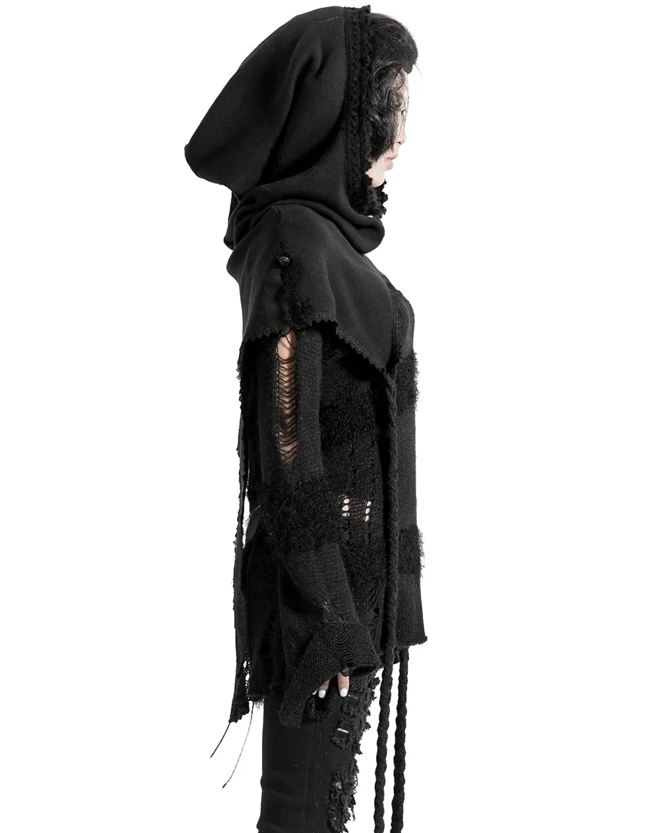 S-125 Womens Gothic Hooded Scarf Shawl