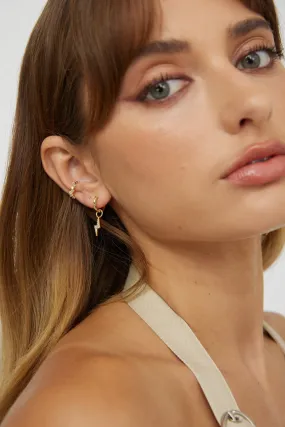 Saskia Crystal Ear Cuff Gold