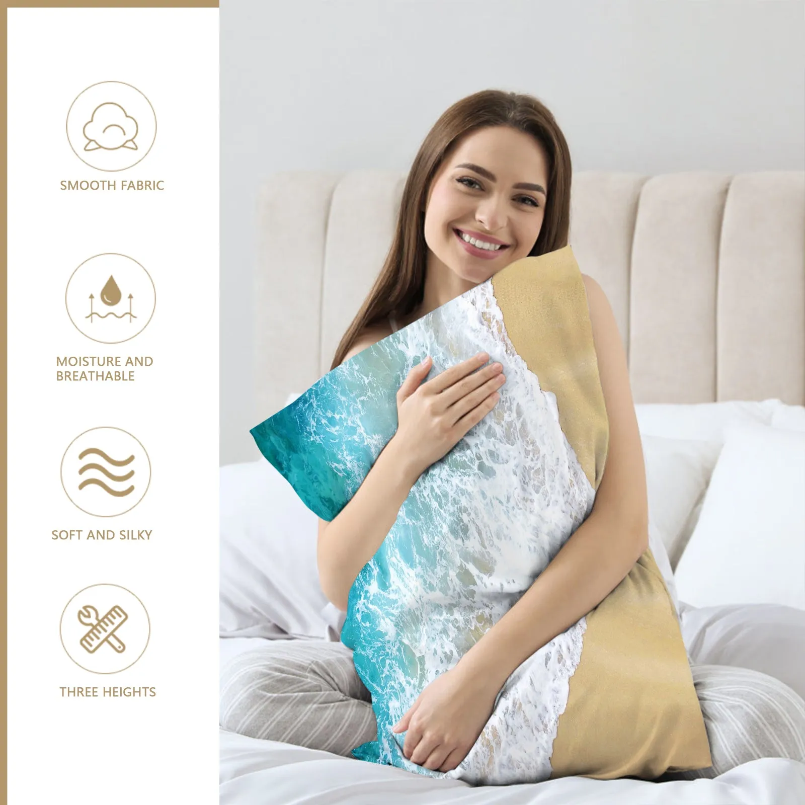Satin Pillowcase - Ocean