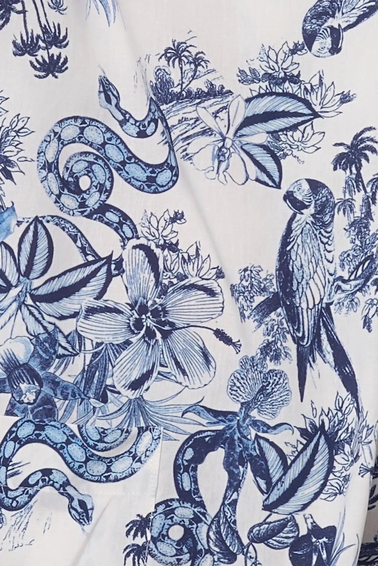 SHEILA Carrot Pleated Pant - Toile Print