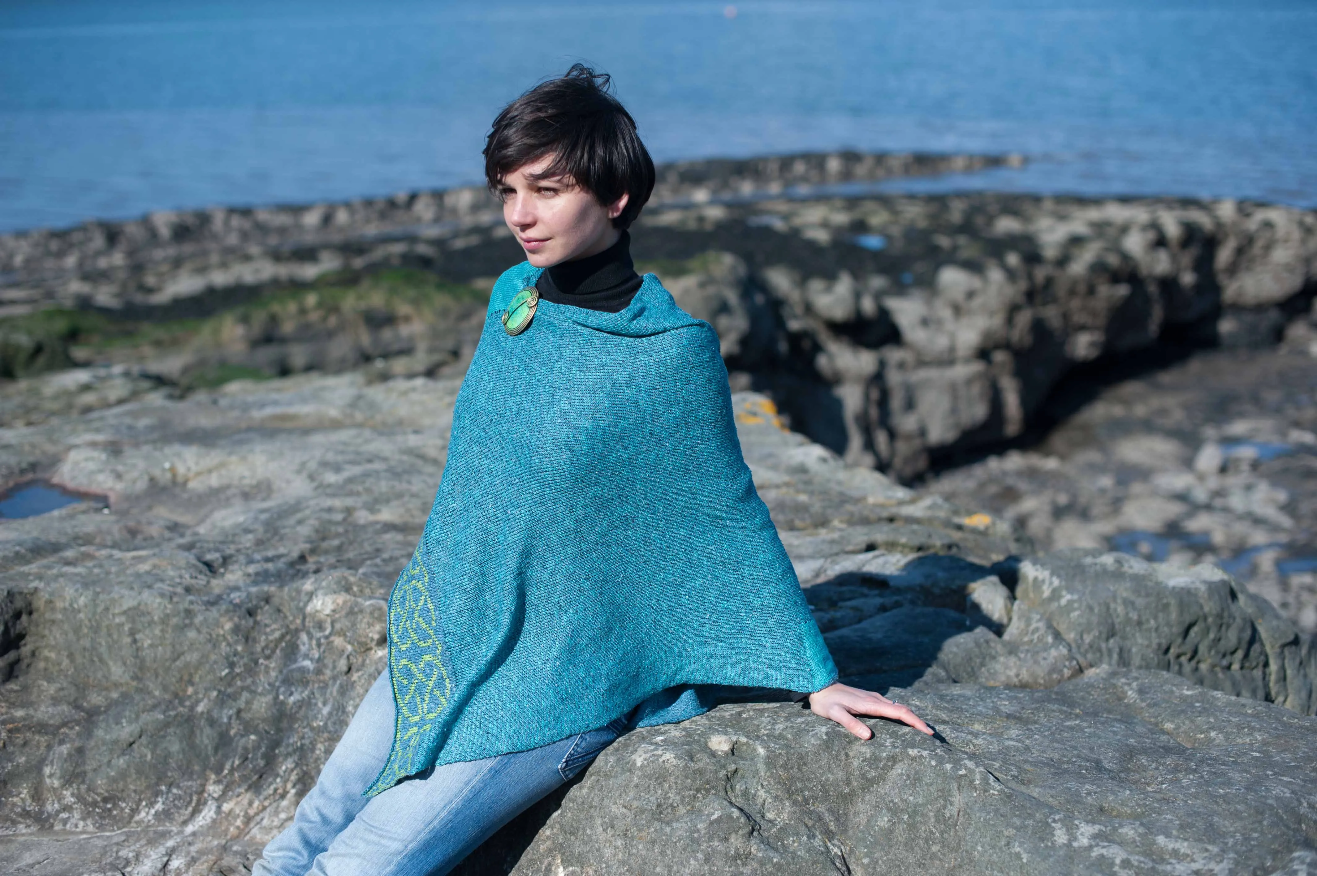 Silk & Linen Wallace Shawl