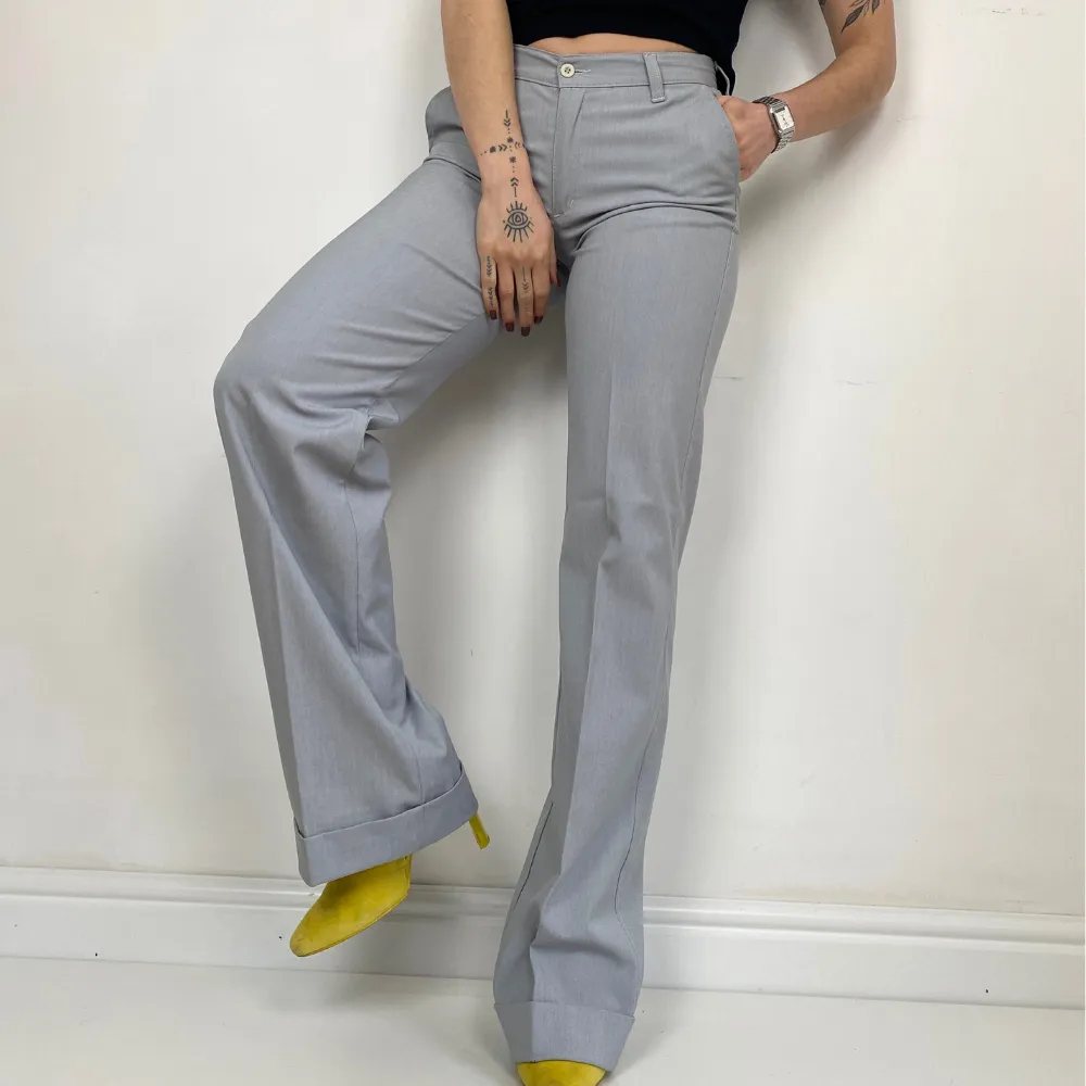 Smart Grey Trousers - SMALL