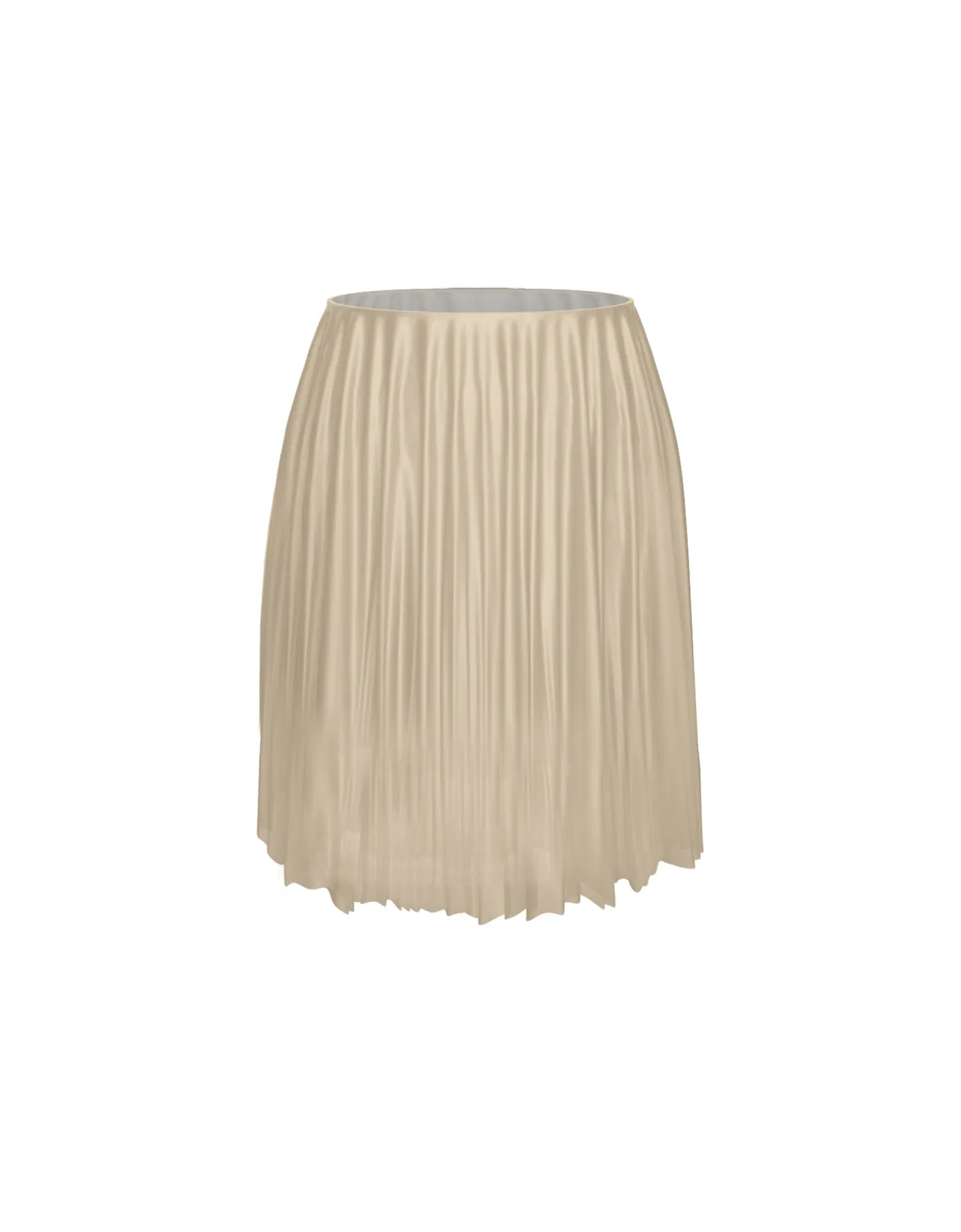 Solid Chiffon Circle Skirt