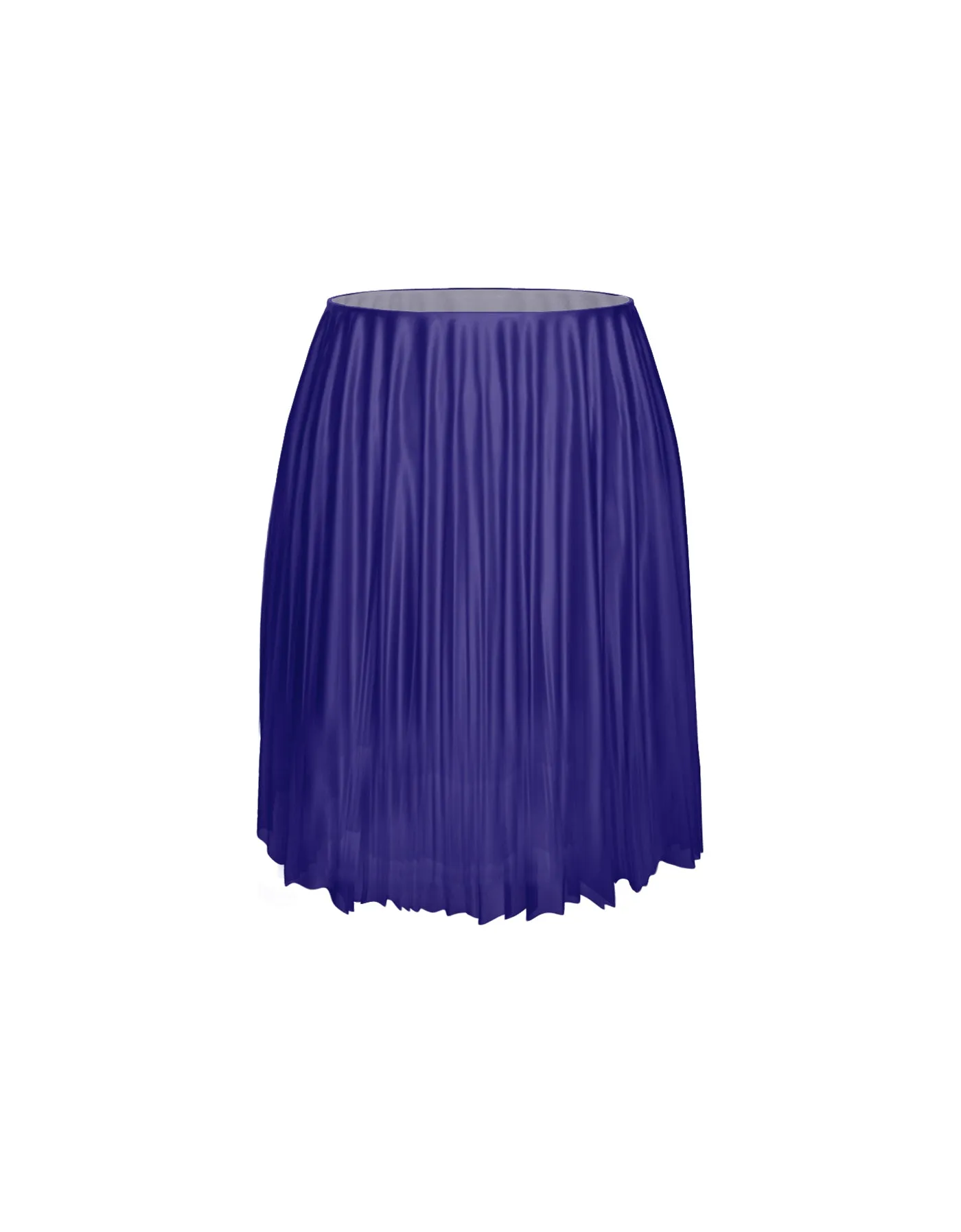 Solid Chiffon Circle Skirt