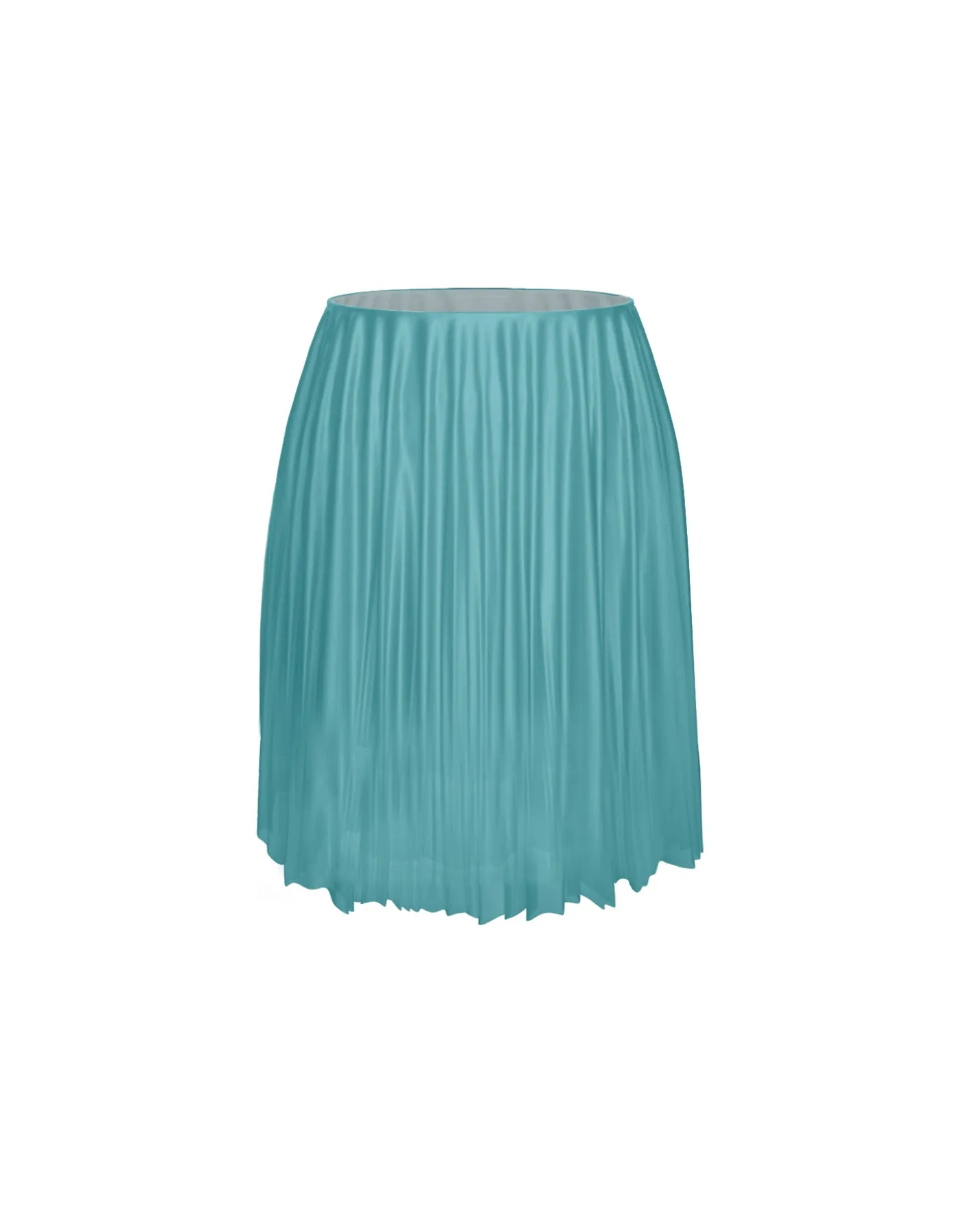Solid Chiffon Circle Skirt