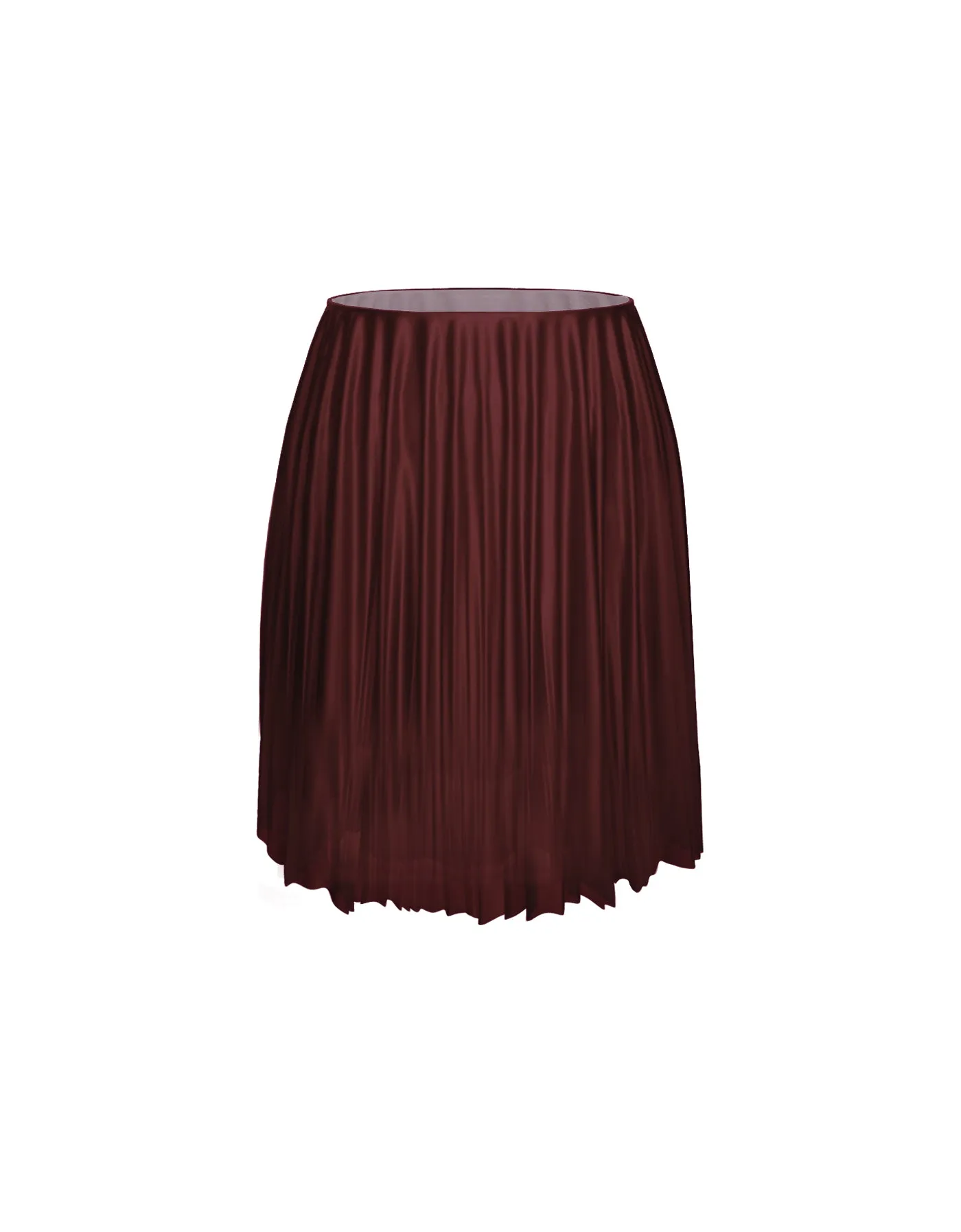 Solid Chiffon Circle Skirt