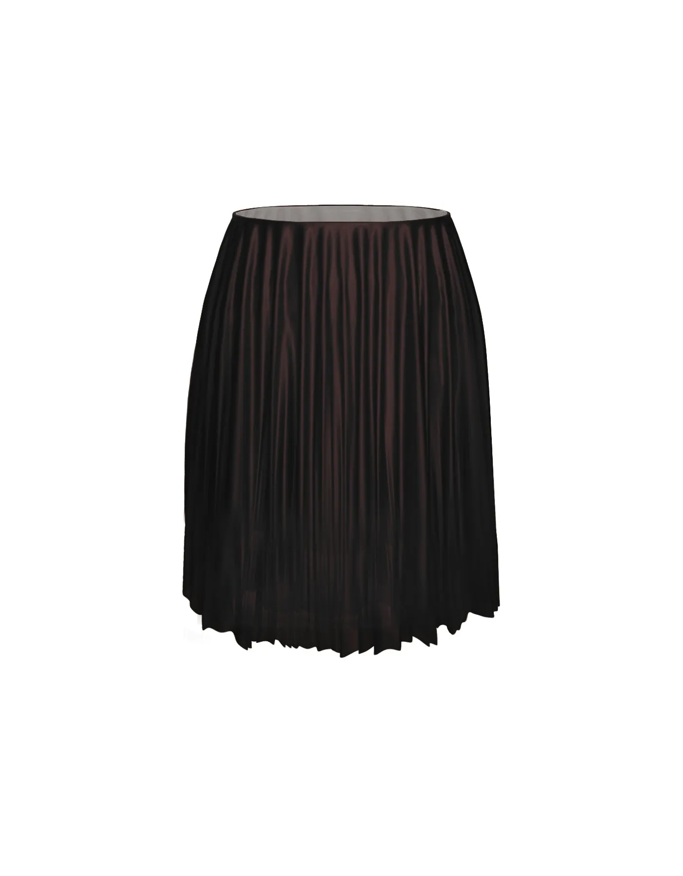 Solid Chiffon Circle Skirt