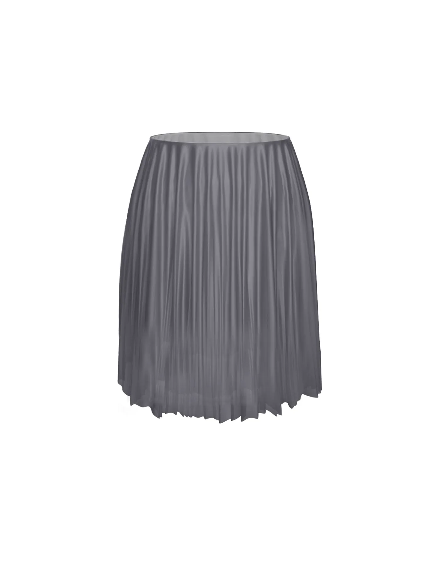 Solid Chiffon Circle Skirt