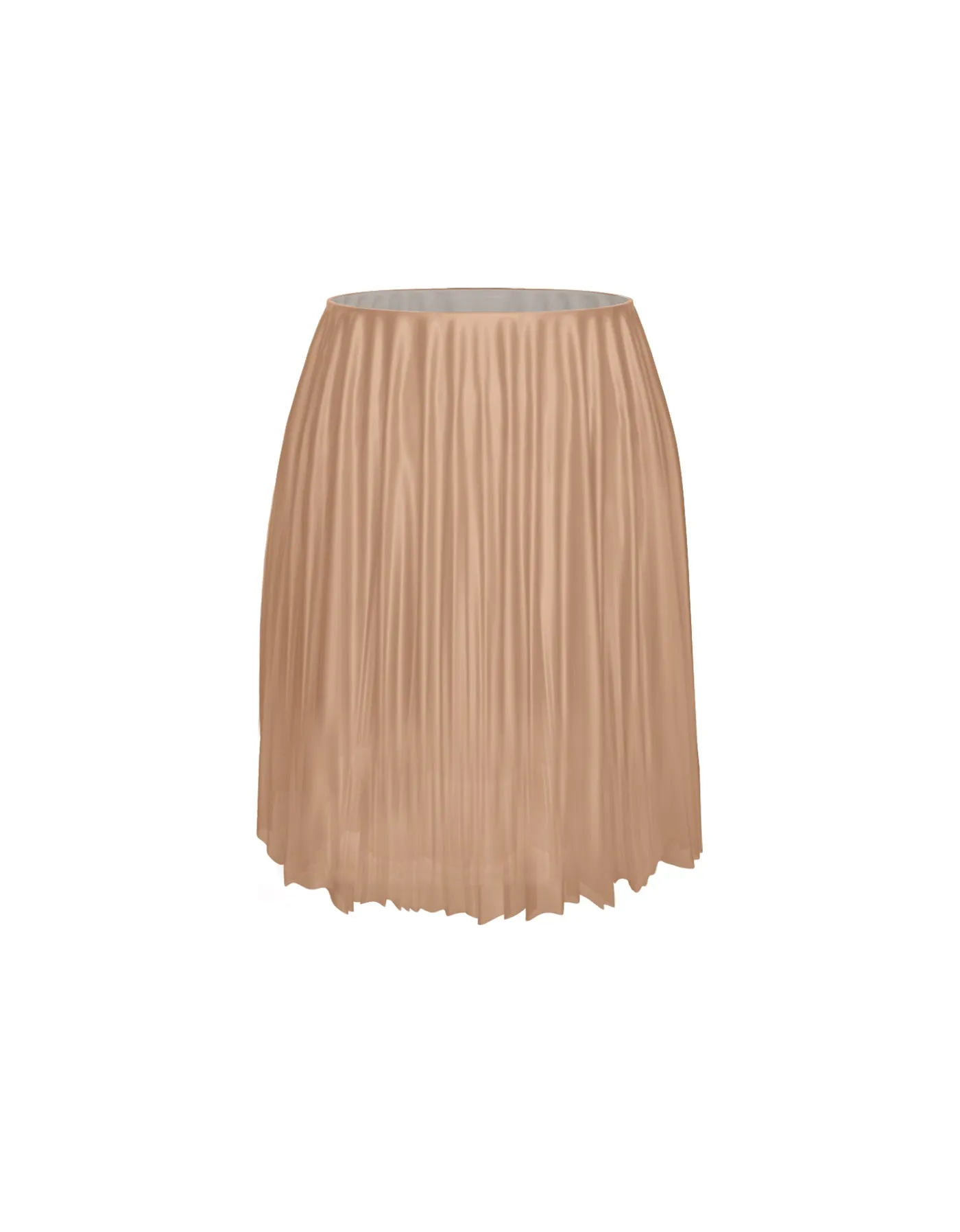 Solid Chiffon Circle Skirt