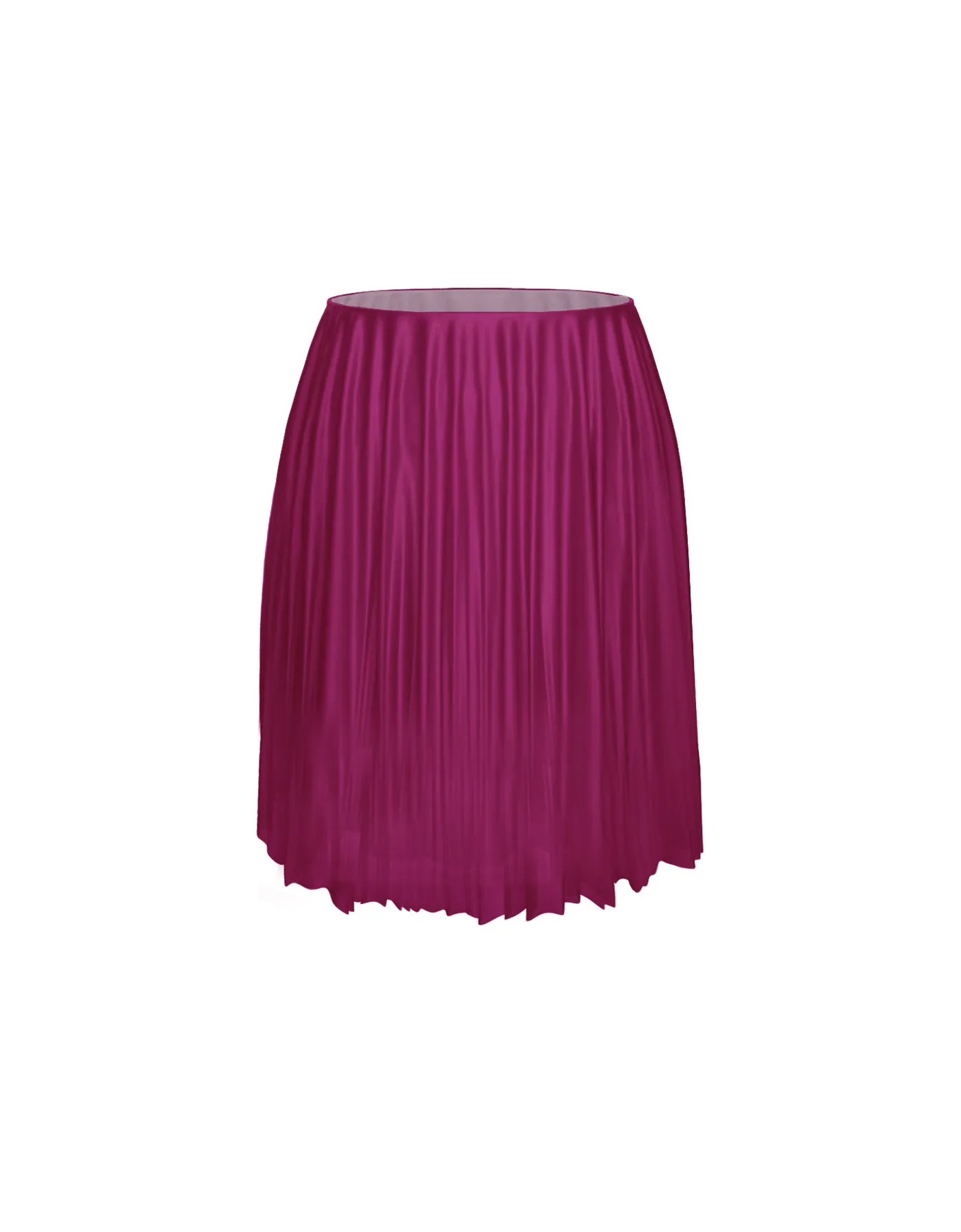Solid Chiffon Circle Skirt