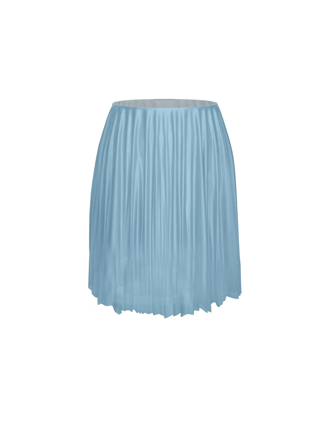 Solid Chiffon Circle Skirt