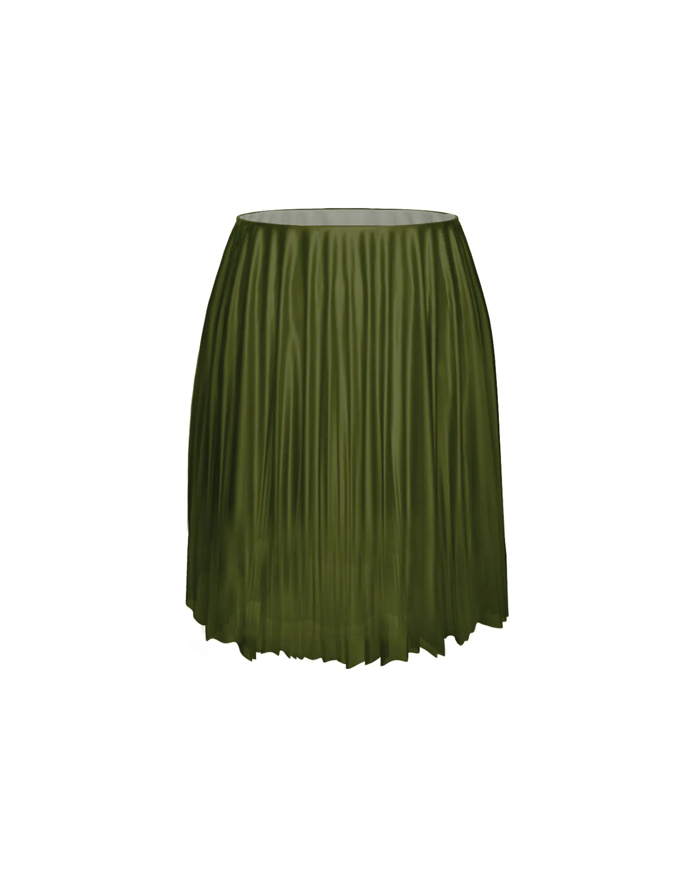 Solid Chiffon Circle Skirt