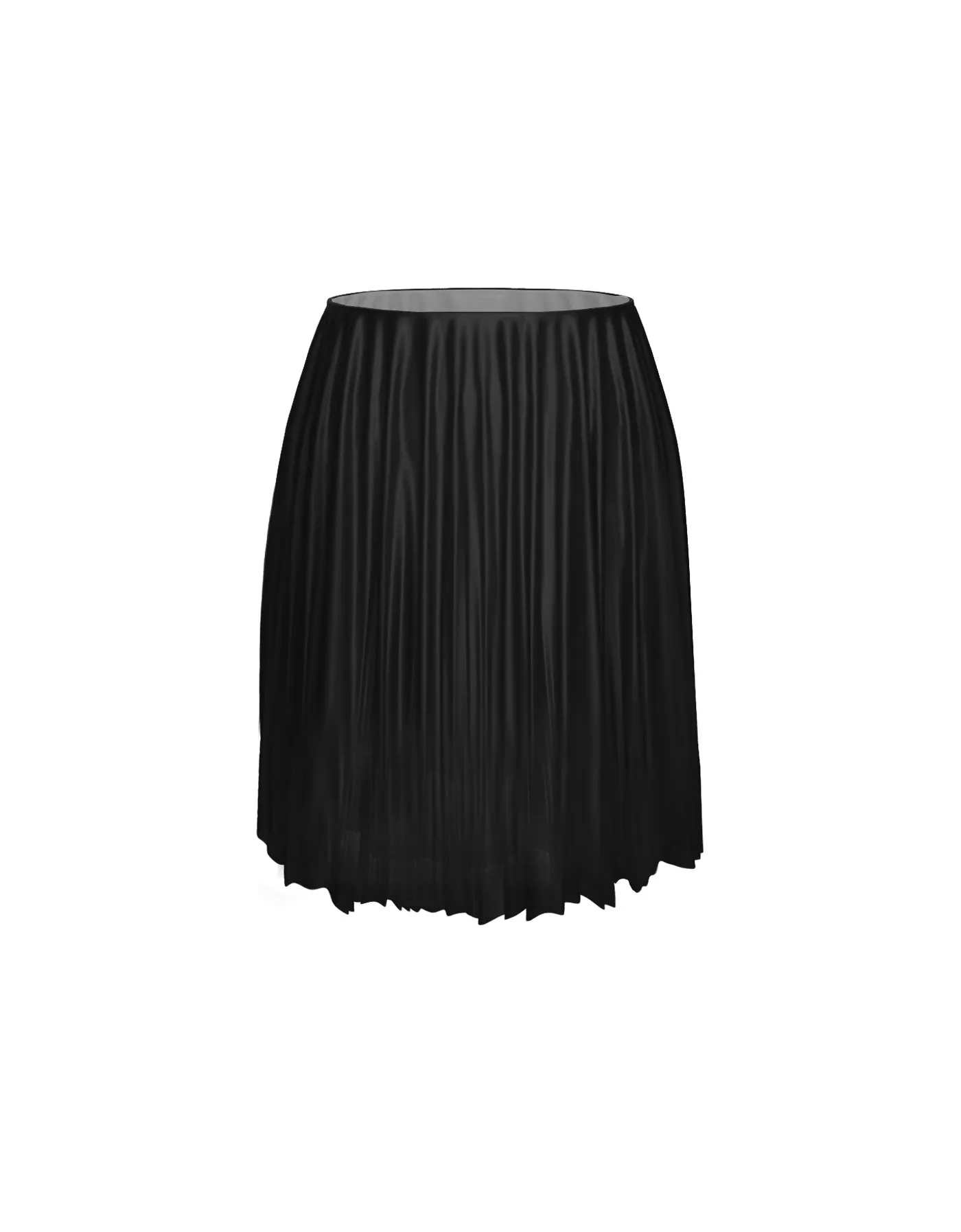 Solid Chiffon Circle Skirt